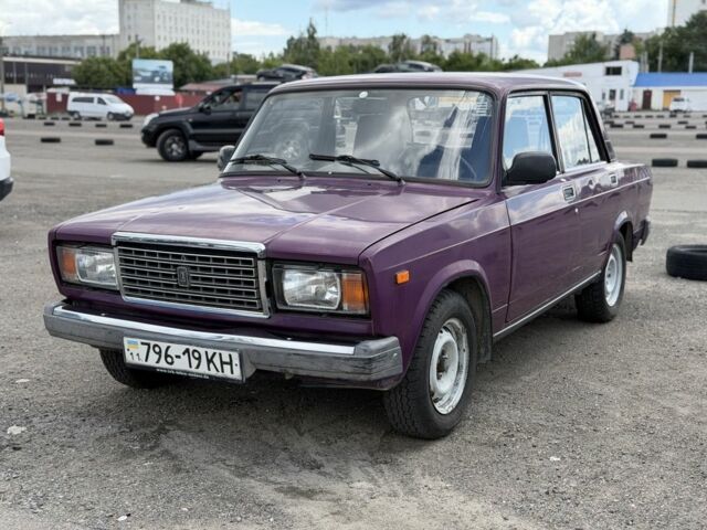 Фіолетовий ВАЗ 2107, об'ємом двигуна 1.5 л та пробігом 89 тис. км за 1350 $, фото 1 на Automoto.ua