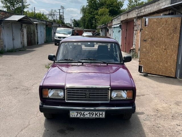 Фиолетовый ВАЗ 2107, объемом двигателя 1.5 л и пробегом 89 тыс. км за 1250 $, фото 1 на Automoto.ua
