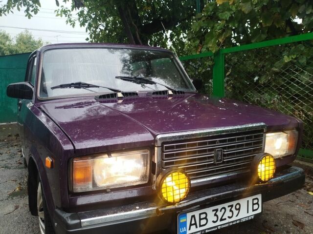 Фиолетовый ВАЗ 2107, объемом двигателя 1.5 л и пробегом 90 тыс. км за 1300 $, фото 1 на Automoto.ua