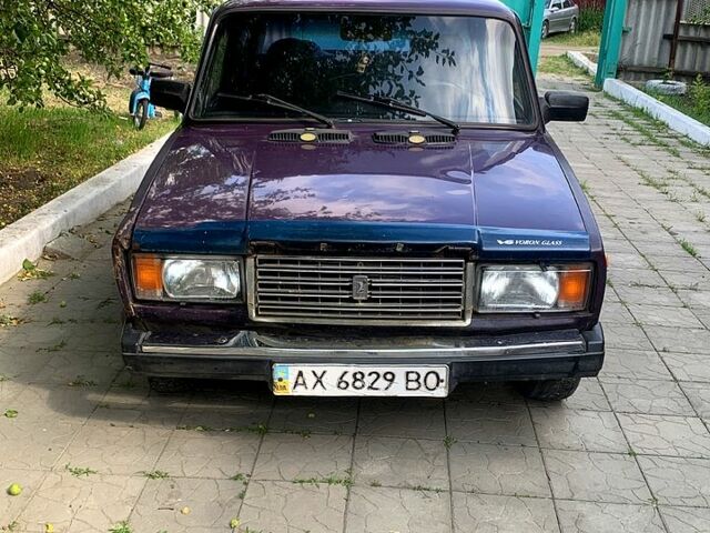 Фиолетовый ВАЗ 2107, объемом двигателя 1.5 л и пробегом 100 тыс. км за 850 $, фото 1 на Automoto.ua