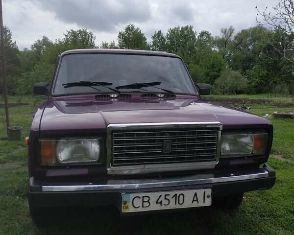 Фіолетовий ВАЗ 2107, об'ємом двигуна 1.45 л та пробігом 53 тис. км за 880 $, фото 1 на Automoto.ua