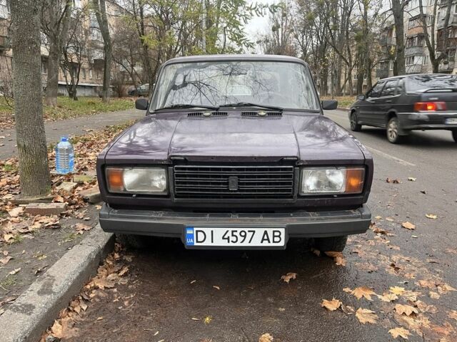 Фиолетовый ВАЗ 2107, объемом двигателя 1.5 л и пробегом 60 тыс. км за 599 $, фото 1 на Automoto.ua