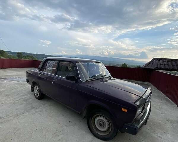 Фиолетовый ВАЗ 2107, объемом двигателя 1.6 л и пробегом 60 тыс. км за 1100 $, фото 1 на Automoto.ua