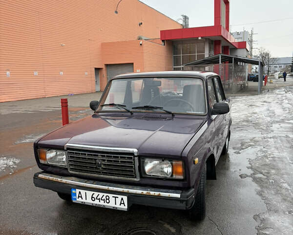 Фіолетовий ВАЗ 2107, об'ємом двигуна 1.6 л та пробігом 80 тис. км за 1400 $, фото 1 на Automoto.ua