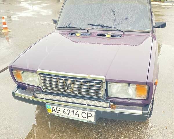 Фиолетовый ВАЗ 2107, объемом двигателя 1.45 л и пробегом 100 тыс. км за 800 $, фото 1 на Automoto.ua