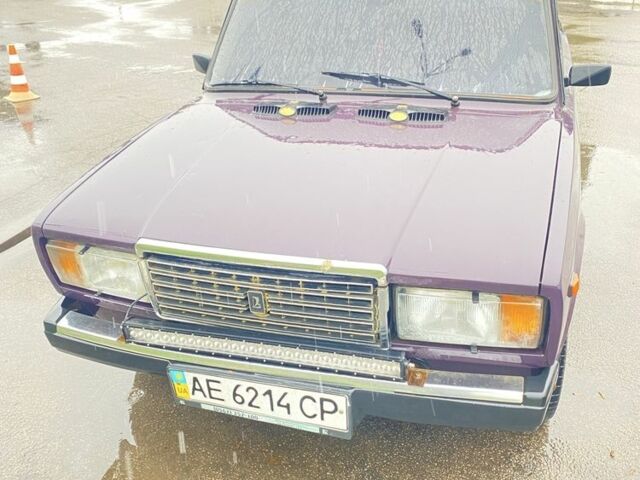 Фиолетовый ВАЗ 2107, объемом двигателя 1.5 л и пробегом 100 тыс. км за 800 $, фото 1 на Automoto.ua