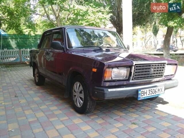 Фиолетовый ВАЗ 2107, объемом двигателя 1.5 л и пробегом 50 тыс. км за 1350 $, фото 1 на Automoto.ua