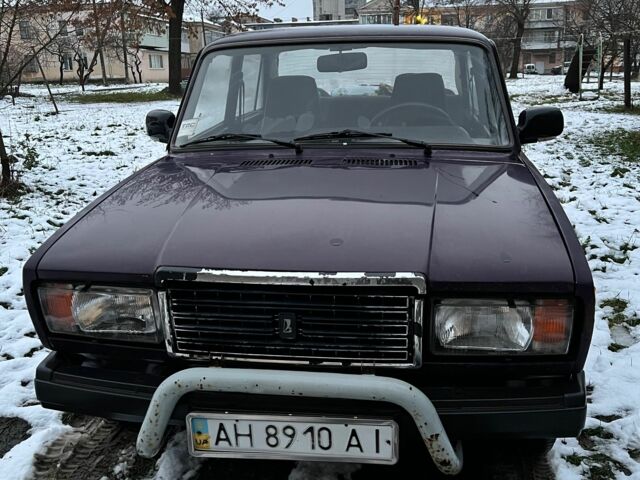 Фіолетовий ВАЗ 2107, об'ємом двигуна 1.5 л та пробігом 167 тис. км за 800 $, фото 1 на Automoto.ua