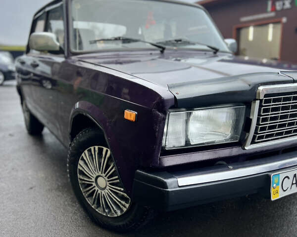 Фиолетовый ВАЗ 2107, объемом двигателя 1.5 л и пробегом 75 тыс. км за 1250 $, фото 1 на Automoto.ua