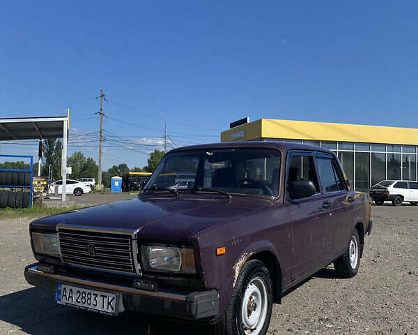 Фиолетовый ВАЗ 2107, объемом двигателя 1.5 л и пробегом 180 тыс. км за 850 $, фото 1 на Automoto.ua