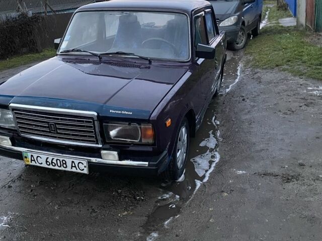 Фіолетовий ВАЗ 2107, об'ємом двигуна 1.5 л та пробігом 3 тис. км за 850 $, фото 1 на Automoto.ua