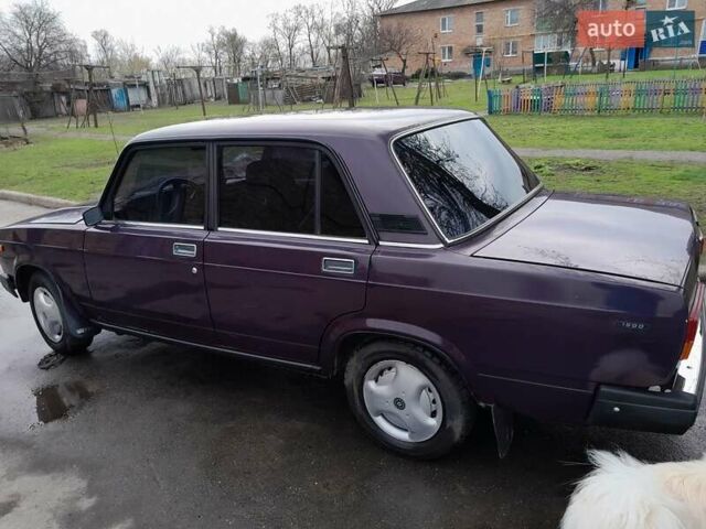 Фіолетовий ВАЗ 2107, об'ємом двигуна 1.5 л та пробігом 70 тис. км за 1700 $, фото 1 на Automoto.ua