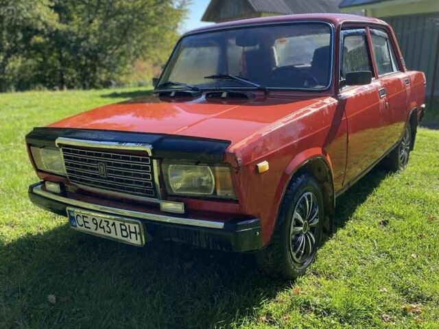 Красный ВАЗ 2107, объемом двигателя 1.3 л и пробегом 1 тыс. км за 904 $, фото 1 на Automoto.ua