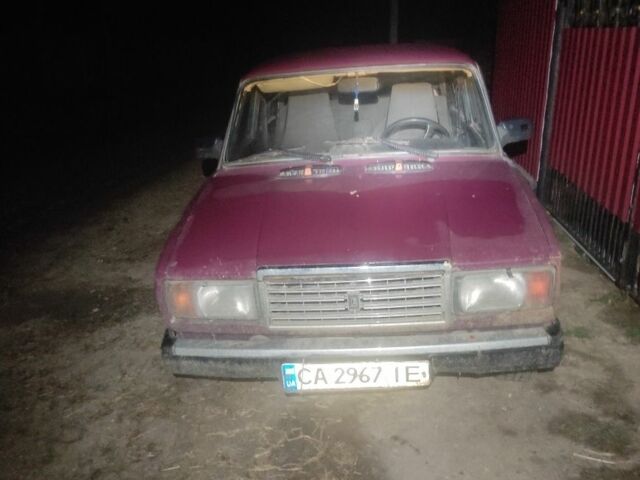 Червоний ВАЗ 2107, об'ємом двигуна 1.6 л та пробігом 700 тис. км за 407 $, фото 1 на Automoto.ua