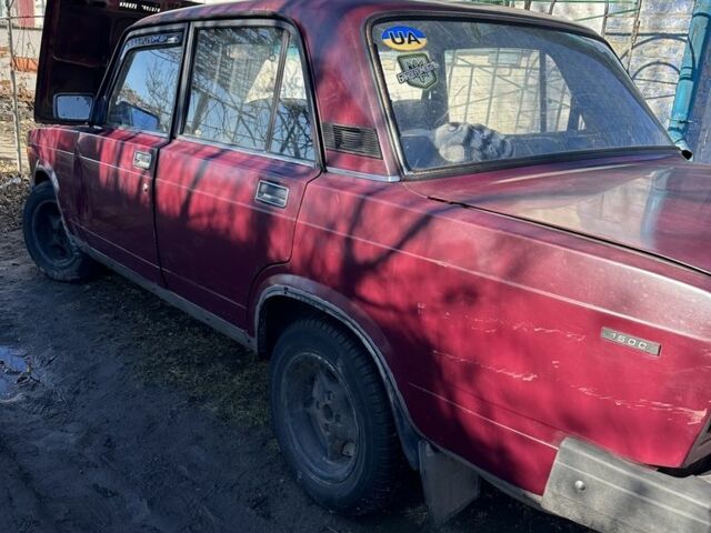 Червоний ВАЗ 2107, об'ємом двигуна 0 л та пробігом 100 тис. км за 614 $, фото 1 на Automoto.ua