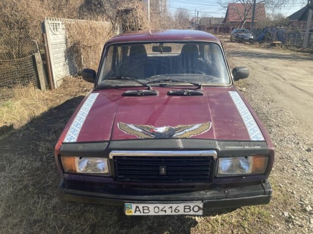 Красный ВАЗ 2107, объемом двигателя 1.5 л и пробегом 45 тыс. км за 500 $, фото 1 на Automoto.ua