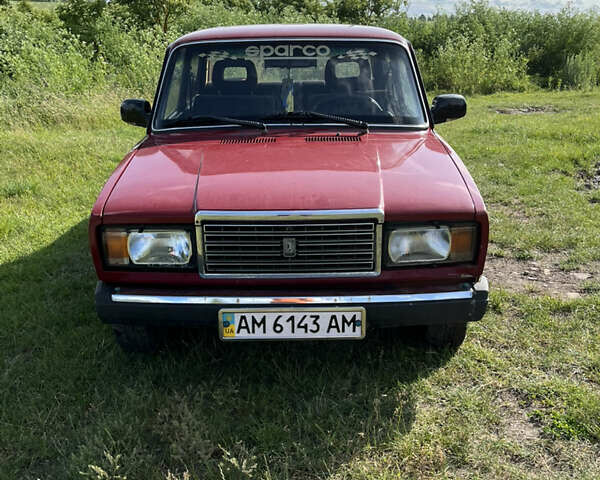 Червоний ВАЗ 2107, об'ємом двигуна 1.5 л та пробігом 41 тис. км за 1000 $, фото 1 на Automoto.ua