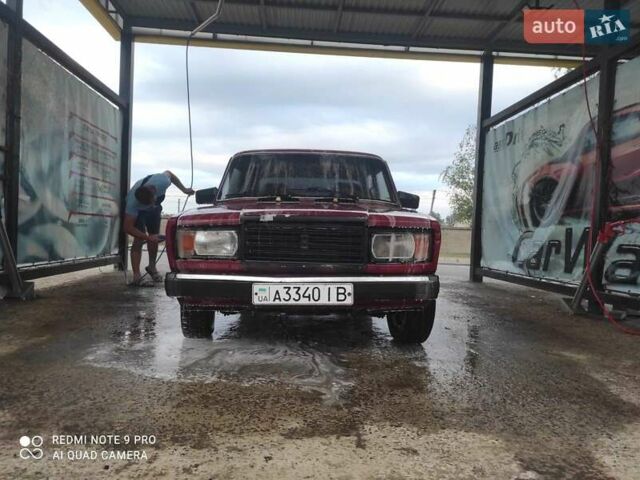 Червоний ВАЗ 2107, об'ємом двигуна 1.6 л та пробігом 235 тис. км за 600 $, фото 1 на Automoto.ua