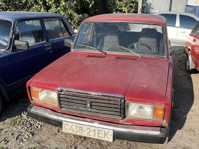 Красный ВАЗ 2107, объемом двигателя 0 л и пробегом 125 тыс. км за 583 $, фото 1 на Automoto.ua