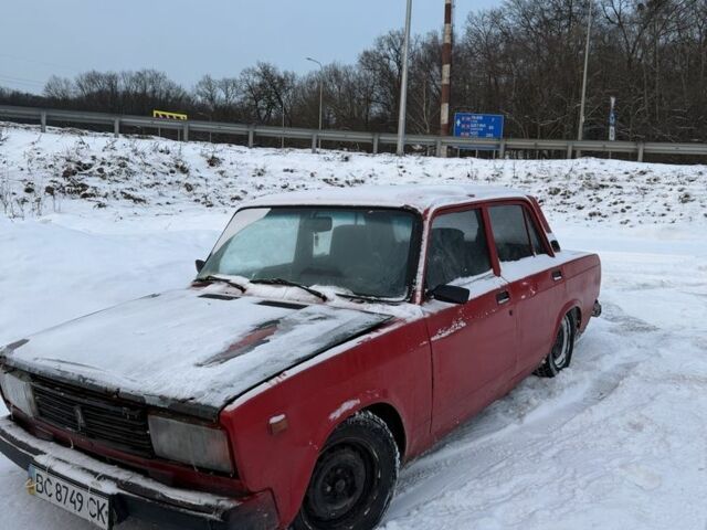 Червоний ВАЗ 2107, об'ємом двигуна 1.6 л та пробігом 48 тис. км за 226 $, фото 1 на Automoto.ua