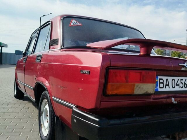 Червоний ВАЗ 2107, об'ємом двигуна 1.5 л та пробігом 53 тис. км за 1225 $, фото 1 на Automoto.ua