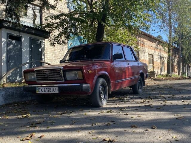 Красный ВАЗ 2107, объемом двигателя 1.3 л и пробегом 1000 тыс. км за 500 $, фото 1 на Automoto.ua