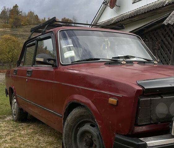 ВАЗ 2107 1987 в Хусте на Automoto.ua Красный ВАЗ 2107, объемом двигателя 1.3 л и пробегом 78 тыс. км за 600 $, фото 1 на Automoto.ua