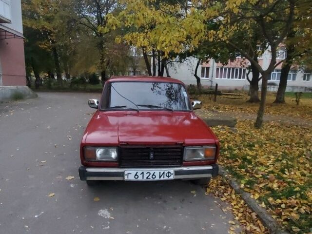 Червоний ВАЗ 2107, об'ємом двигуна 10 л та пробігом 5 тис. км за 500 $, фото 1 на Automoto.ua