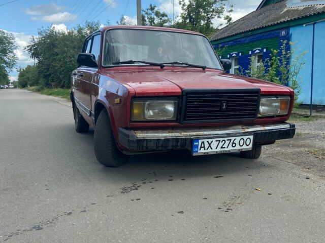 Красный ВАЗ 2107, объемом двигателя 1.5 л и пробегом 1 тыс. км за 653 $, фото 1 на Automoto.ua