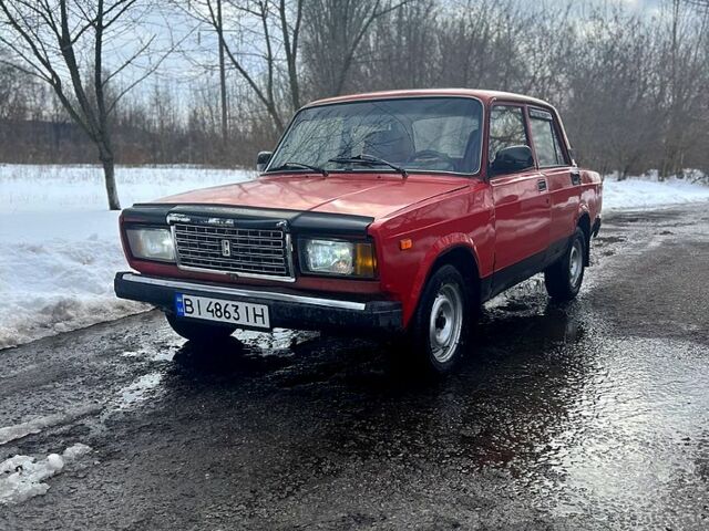 Червоний ВАЗ 2107, об'ємом двигуна 1.5 л та пробігом 119 тис. км за 620 $, фото 1 на Automoto.ua