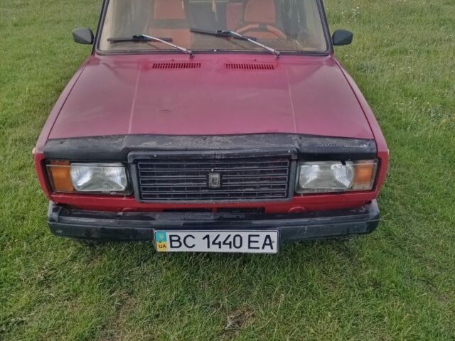 Красный ВАЗ 2107, объемом двигателя 0 л и пробегом 50 тыс. км за 600 $, фото 1 на Automoto.ua