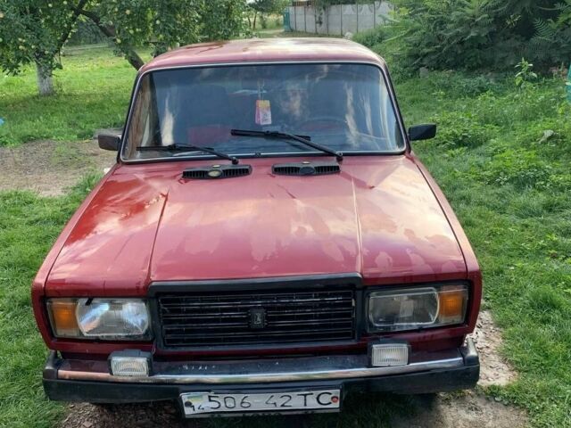 Червоний ВАЗ 2107, об'ємом двигуна 1.5 л та пробігом 85 тис. км за 500 $, фото 1 на Automoto.ua
