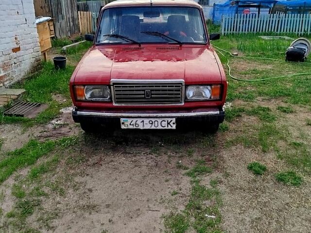 Червоний ВАЗ 2107, об'ємом двигуна 1.3 л та пробігом 140 тис. км за 600 $, фото 1 на Automoto.ua