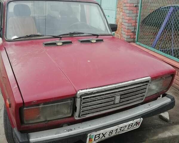 Красный ВАЗ 2107, объемом двигателя 1.5 л и пробегом 600 тыс. км за 650 $, фото 1 на Automoto.ua
