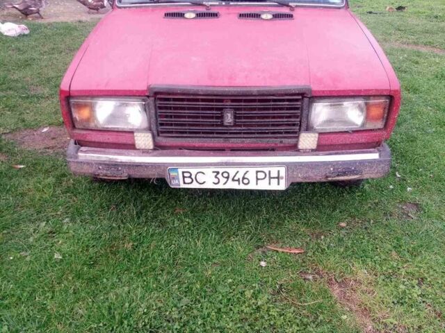 Червоний ВАЗ 2107, об'ємом двигуна 1.5 л та пробігом 60 тис. км за 379 $, фото 1 на Automoto.ua