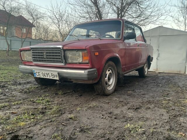 Червоний ВАЗ 2107, об'ємом двигуна 1.5 л та пробігом 400 тис. км за 550 $, фото 1 на Automoto.ua