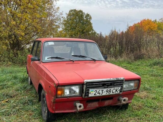 Красный ВАЗ 2107, объемом двигателя 0 л и пробегом 65 тыс. км за 600 $, фото 1 на Automoto.ua