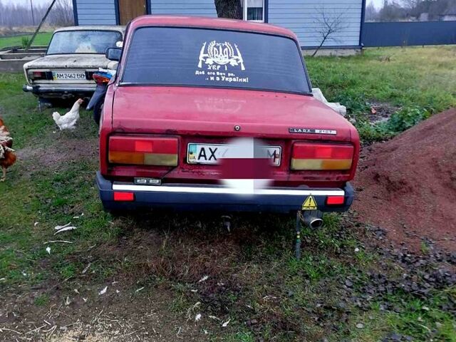 Красный ВАЗ 2107, объемом двигателя 1.5 л и пробегом 2 тыс. км за 720 $, фото 1 на Automoto.ua