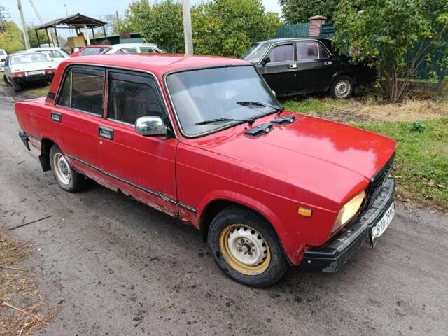 Червоний ВАЗ 2107, об'ємом двигуна 0 л та пробігом 222 тис. км за 350 $, фото 1 на Automoto.ua
