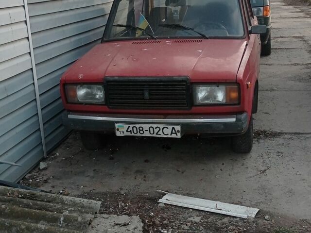 Красный ВАЗ 2107, объемом двигателя 0 л и пробегом 100 тыс. км за 627 $, фото 1 на Automoto.ua