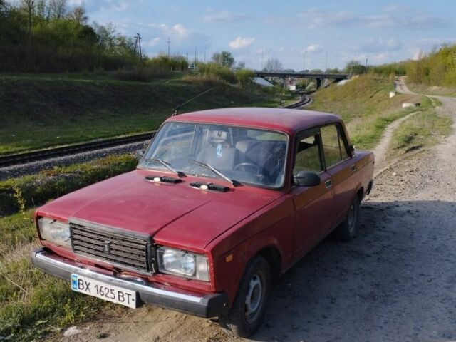 Красный ВАЗ 2107, объемом двигателя 0.15 л и пробегом 78 тыс. км за 499 $, фото 1 на Automoto.ua