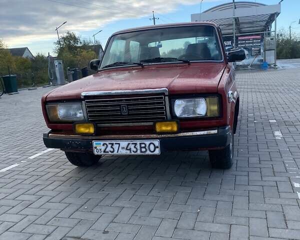 Красный ВАЗ 2107, объемом двигателя 1.5 л и пробегом 49 тыс. км за 650 $, фото 1 на Automoto.ua