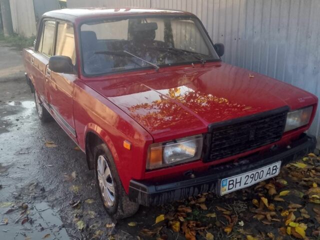 Красный ВАЗ 2107, объемом двигателя 3 л и пробегом 54 тыс. км за 555 $, фото 1 на Automoto.ua