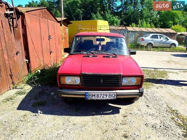 Красный ВАЗ 2107, объемом двигателя 1.5 л и пробегом 111 тыс. км за 1800 $, фото 1 на Automoto.ua