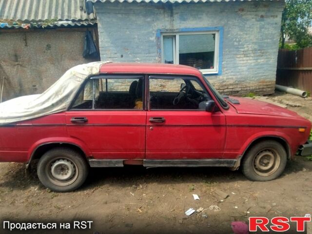 Красный ВАЗ 2107, объемом двигателя 1.6 л и пробегом 0 тыс. км за 500 $, фото 1 на Automoto.ua