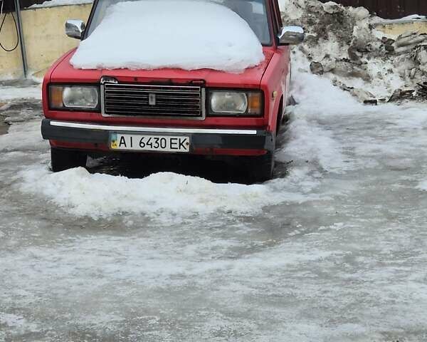Красный ВАЗ 2107, объемом двигателя 1.5 л и пробегом 180 тыс. км за 462 $, фото 1 на Automoto.ua