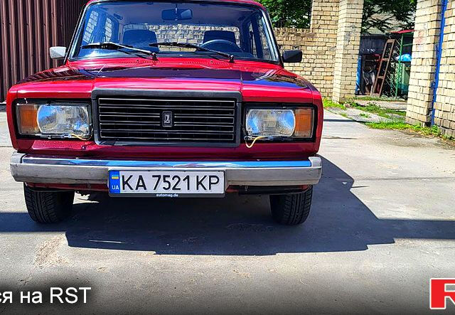 Красный ВАЗ 2107, объемом двигателя 0 л и пробегом 228 тыс. км за 1200 $, фото 1 на Automoto.ua