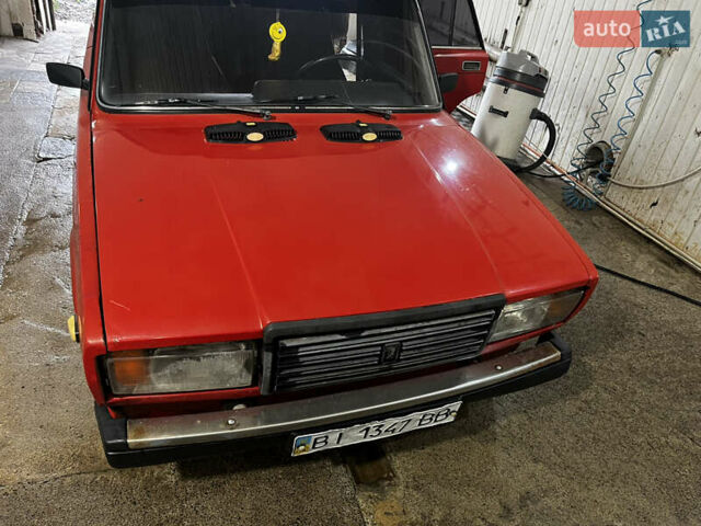 Червоний ВАЗ 2107, об'ємом двигуна 1.5 л та пробігом 76 тис. км за 600 $, фото 1 на Automoto.ua