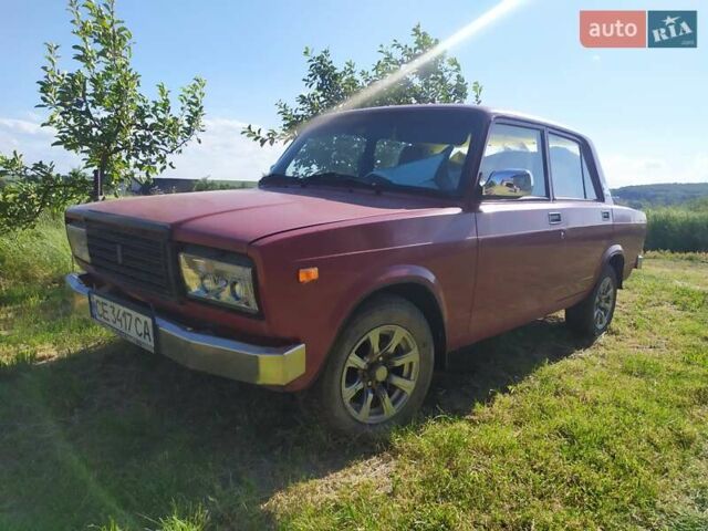Красный ВАЗ 2107, объемом двигателя 1.45 л и пробегом 100 тыс. км за 1600 $, фото 1 на Automoto.ua