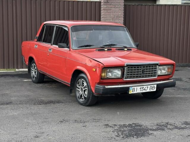 ВАЗ 2107 1996 в Гадяче на Automoto.ua Красный ВАЗ 2107, объемом двигателя 1.5 л и пробегом 81 тыс. км за 800 $, фото 1 на Automoto.ua